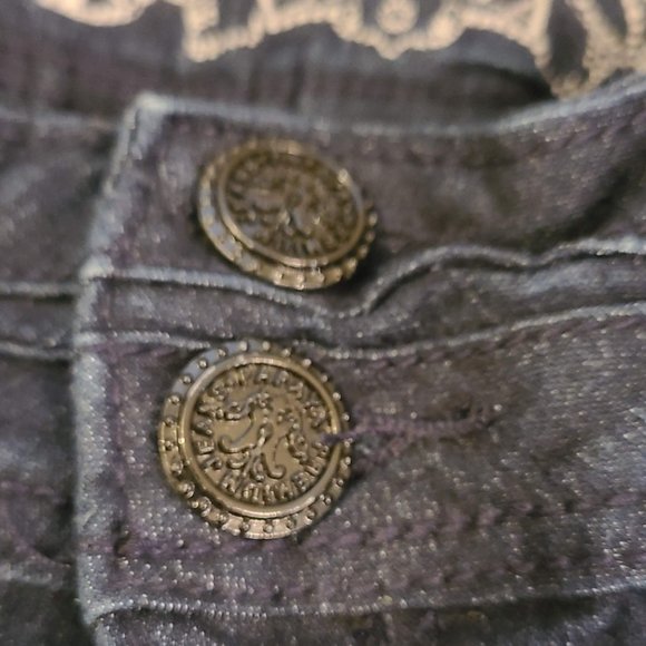 Women's Papaya Dark Wash Skinny Jeans - Picture 5 of 8